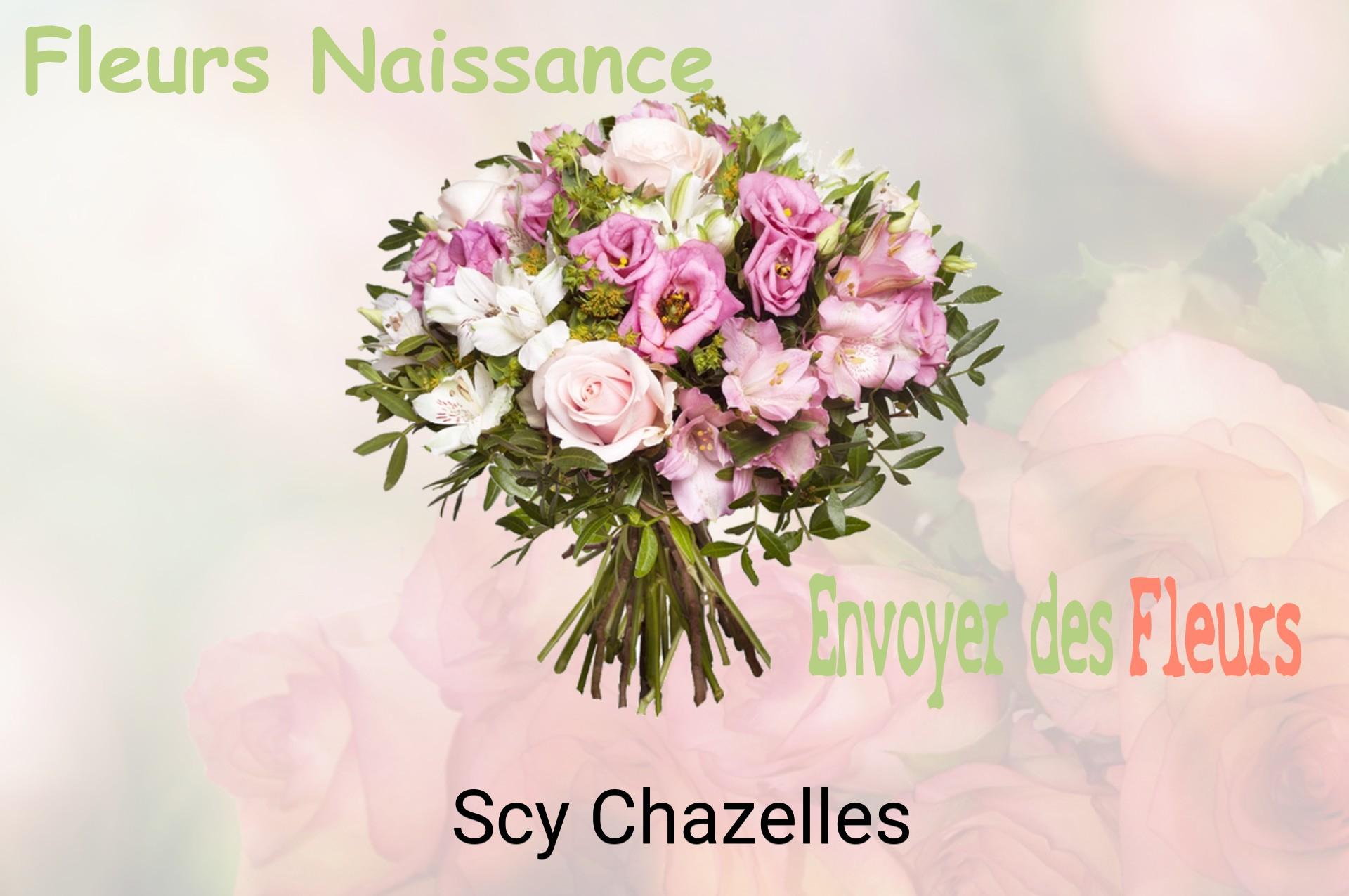 Bouquet de fleurs de naissance livré à Scy-Chazelles